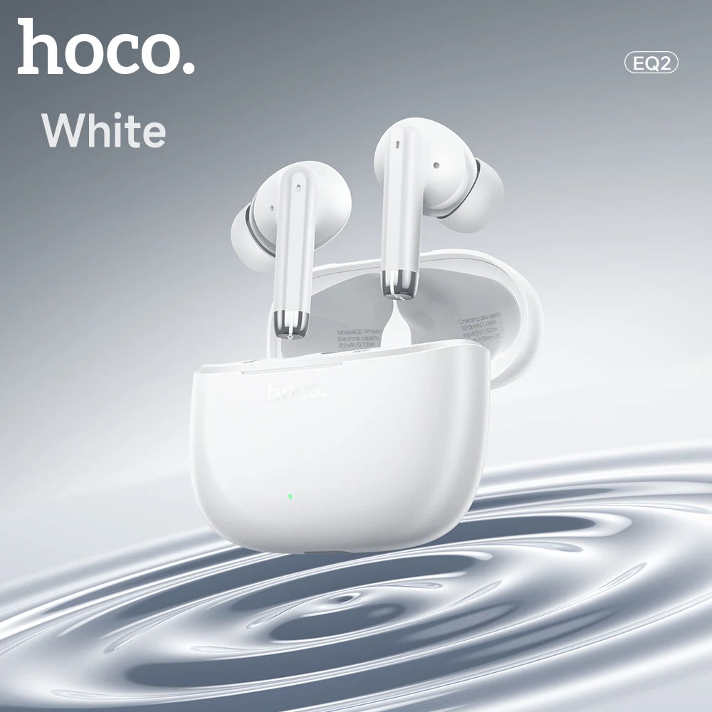 EQ2 Wireless Bluetooth Headphones Tws Waterproof Earbuds Earphones HD Mic Call Sport with Touch Control Earbuds for Smartphones
