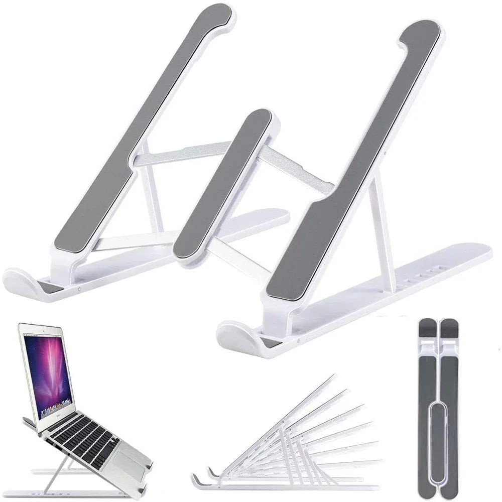 Foldable Laptop Stand Portable Notebook Support Base Holder Adjustable Riser Cooling Bracket for Laptop & Tablet Accessories
