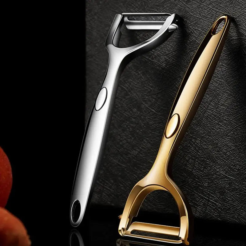 Stainless Steel Potato Peeler Handheld Potato Peeler Y-Shaped Vegetable Peeler Carrot & Potato Peelers Multifunctional Veggie