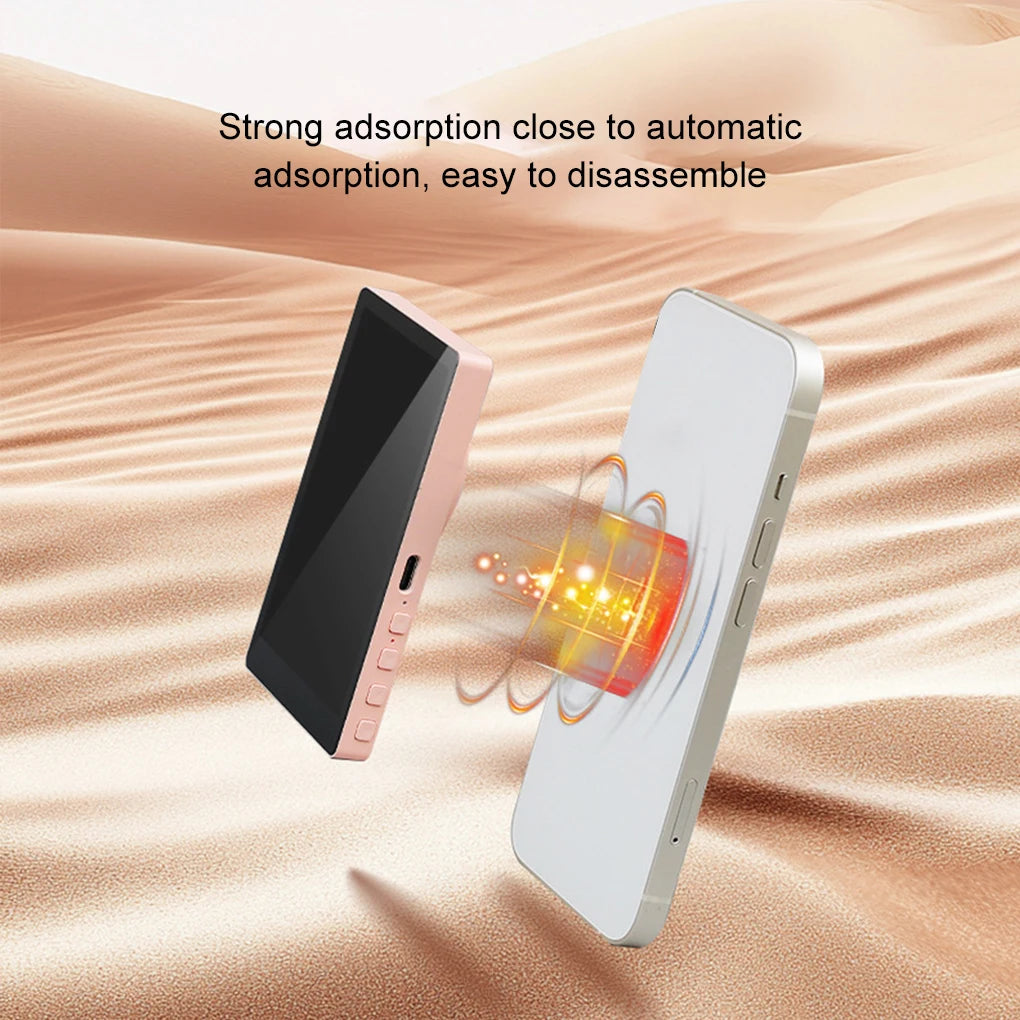 PT001 Smartphone Wireless Magnetic Monitor Screen for Smartphone Vlog Live Stream Video Recording
