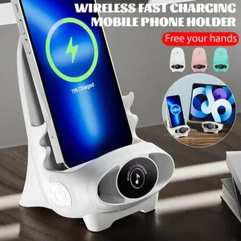 Mini Chair Wireless Fast Charger Multifunctional Phone Holder Unique and Novel Wireless Charging/Mobile Phone Holder Function