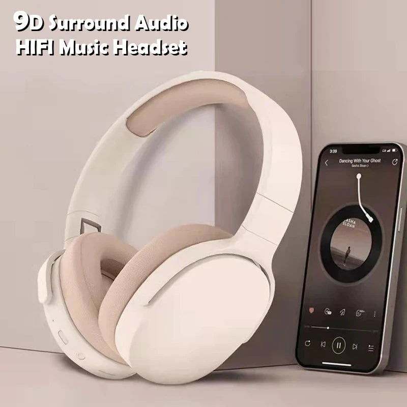 Headset Bluetooth Headphone True Wireless Sports with Headset Noise Reduction Computer Gaming Long Life High Sound Quality 2024