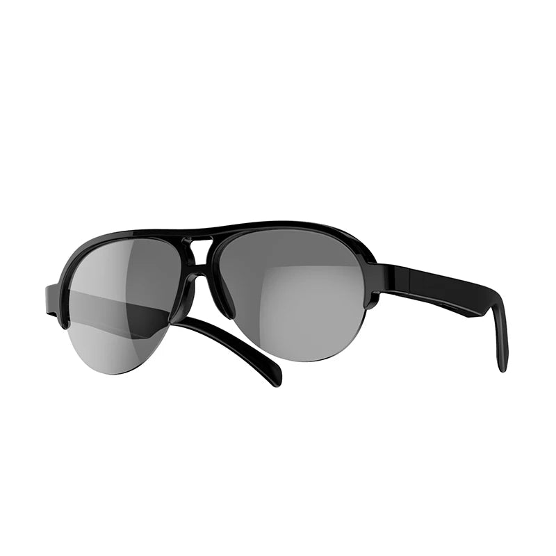 Smart Glasses Wireless Bluetooth BT5.3 Sunglasses Outdoor Sports Headphones Call Music UV Suitable for Men Upgraded Version