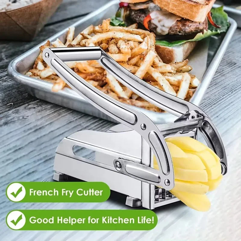 Vegetable Shredder Stainless Steel Potato Chips Maker Meat Chopper French Fries Slicer Cutting Machine Potato Cutter Blade