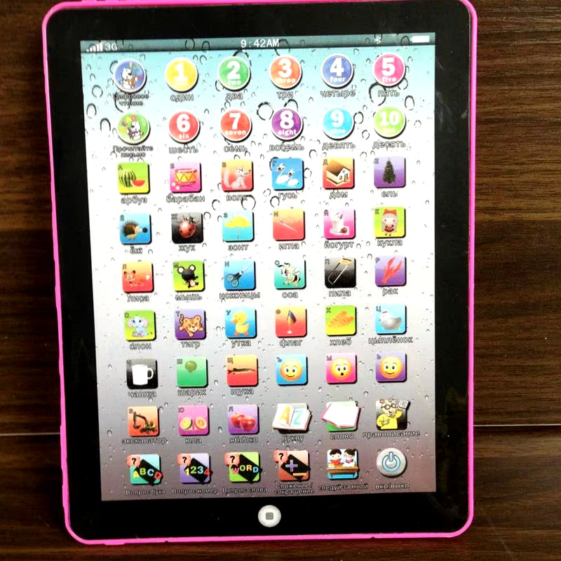 Kids Play Tablet Educational Learning Pad for Kids Early Development Interactive Electronic Montessori Learning Toys For