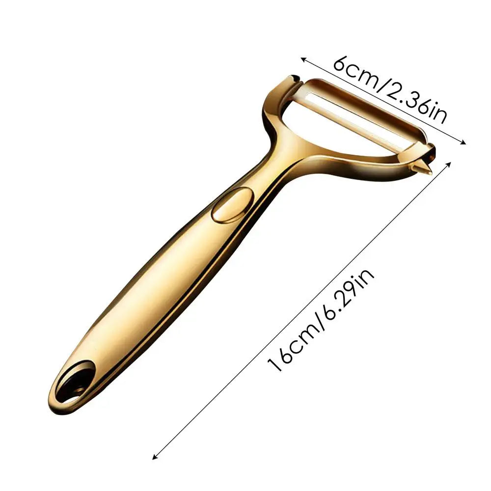 Stainless Steel Potato Peeler Handheld Potato Peeler Y-Shaped Vegetable Peeler Carrot & Potato Peelers Multifunctional Veggie