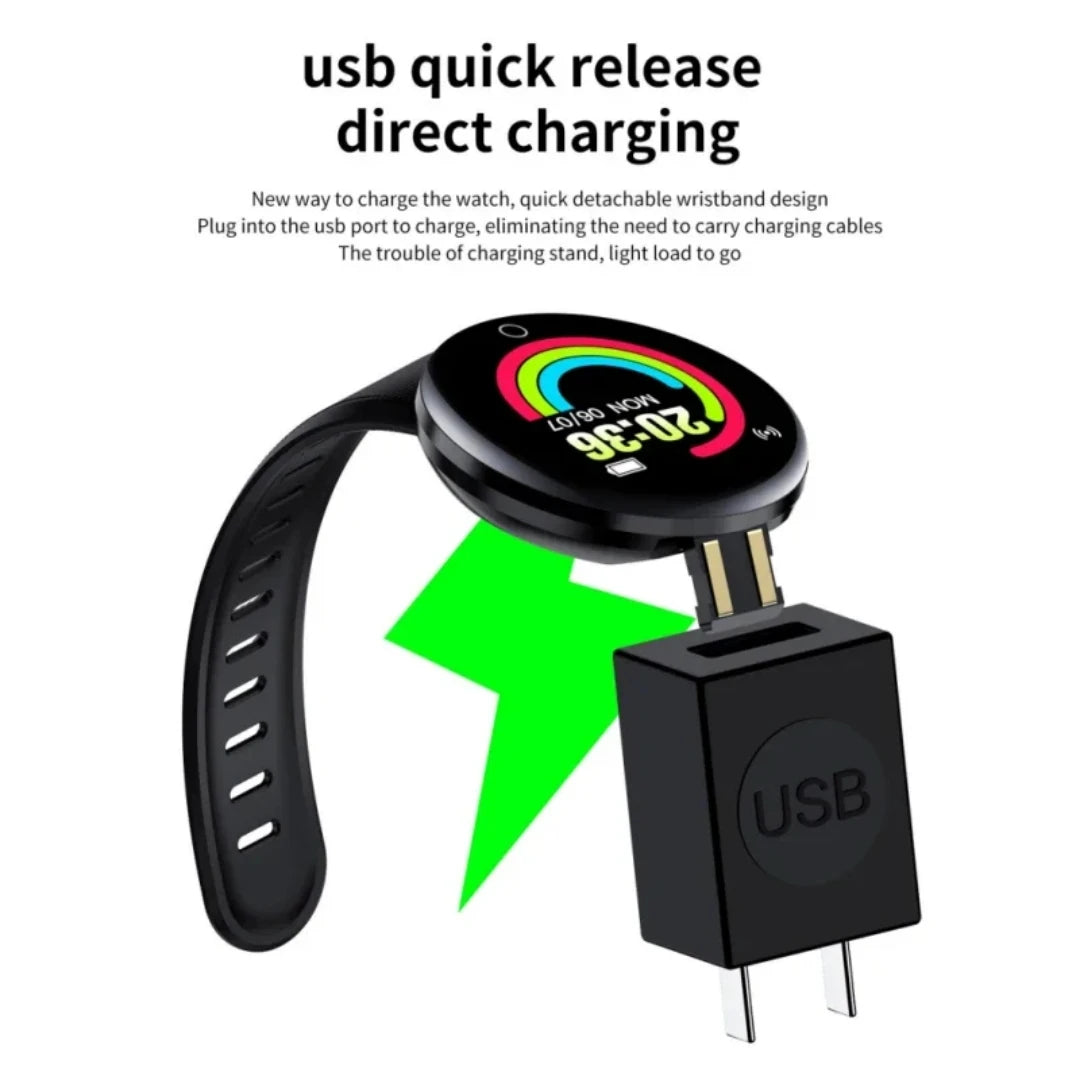 B41 Smart Watch Multi Function Step Connected Smart Watch for Men and Women Suitable for and Android