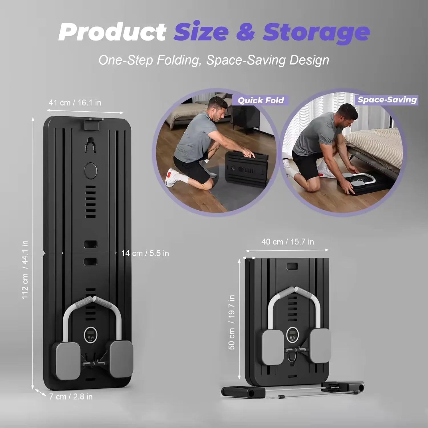 Multifunctional Abdominal Board Fitness Board Push up Board Automatic Rebound Abdominal Table Muscle Home Fitness Equipment
