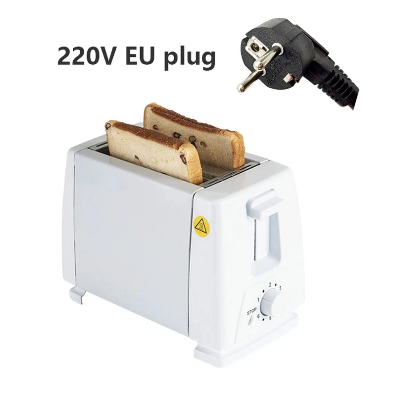 110V 220V Household Electric Bread Toaster 2 Slices Automatic Sandwich Maker Fast Heating Baking Tool Breakfast Maker Bread Oven
