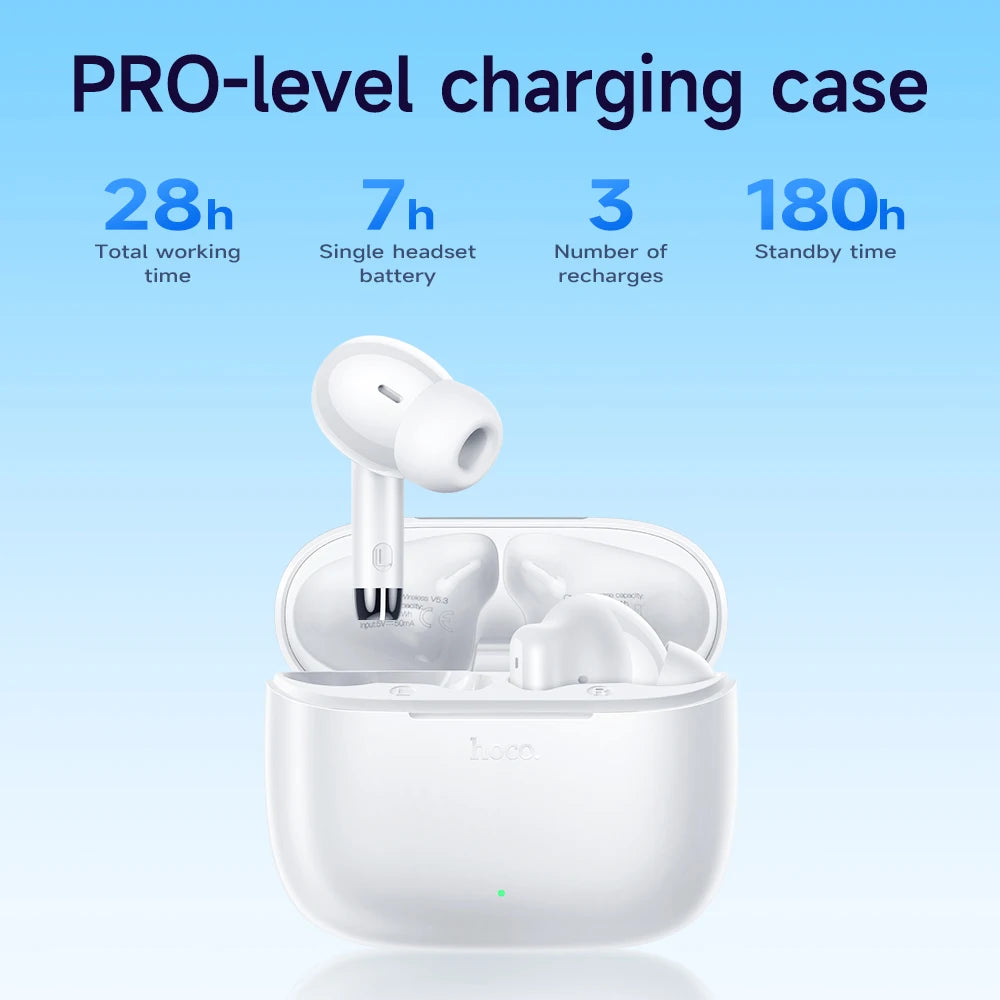 EQ2 Wireless Bluetooth Headphones Tws Waterproof Earbuds Earphones HD Mic Call Sport with Touch Control Earbuds for Smartphones
