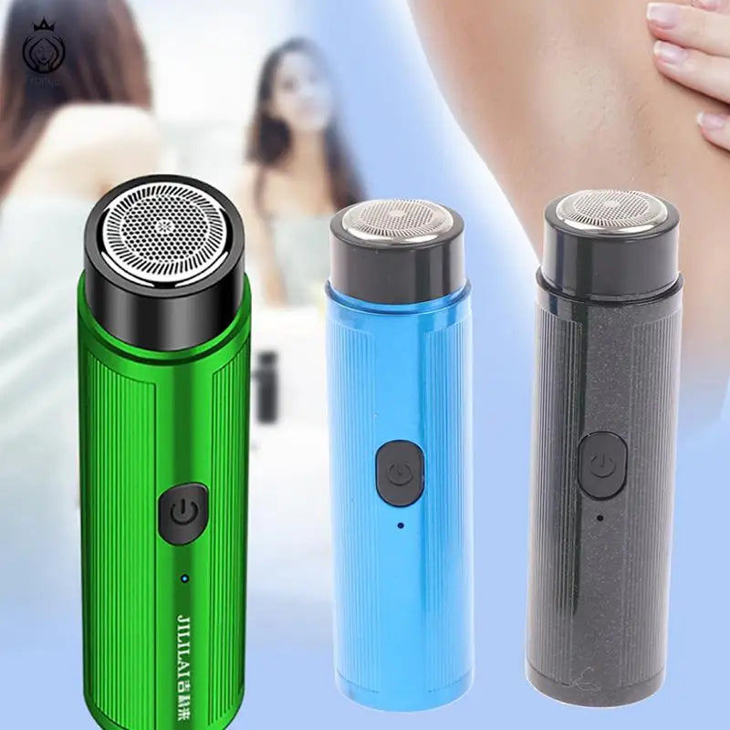 Portable Mini Electric Shaver Washable Beard Trimmer Men Shaver Razor USB Travel Rechargeable Shaver