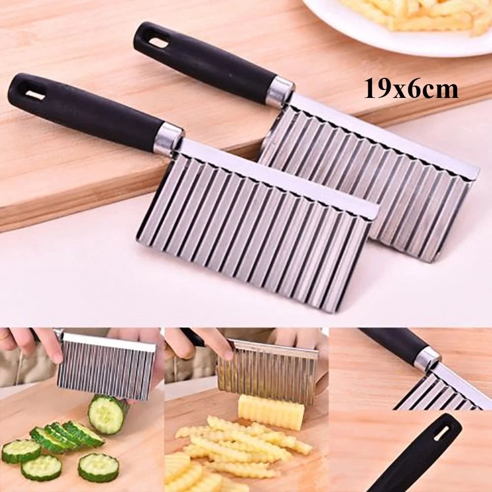 Vegetable Shredder Stainless Steel Potato Chips Maker Meat Chopper French Fries Slicer Cutting Machine Potato Cutter Blade