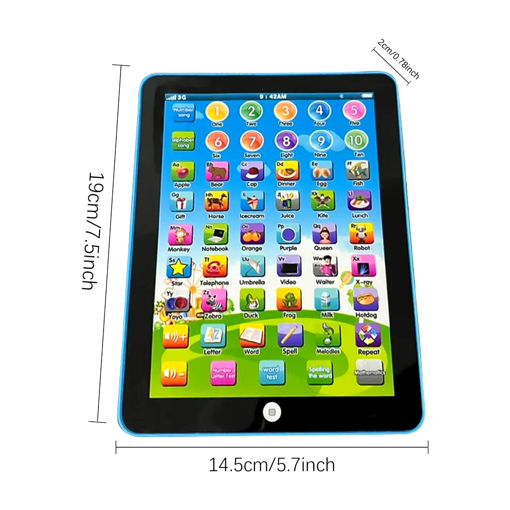 Kids Play Tablet Educational Learning Pad for Kids Early Development Interactive Electronic Montessori Learning Toys For