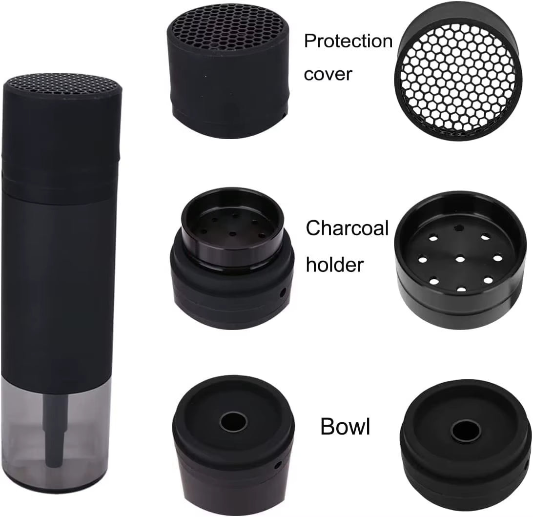 Hookah, Shisha Pipes Smoking Grass Hookah Set with Chicha Hose Tobacco Bowl, Portable Кальян for Gift