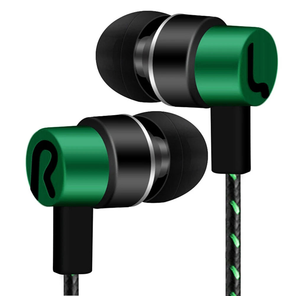 3.5Mm In-Ear Wired Headphone 2 Basic Box Bass Stereo Earbuds Mobile Headphone Noise Cancelling Superb Bass Stereo Earphone
