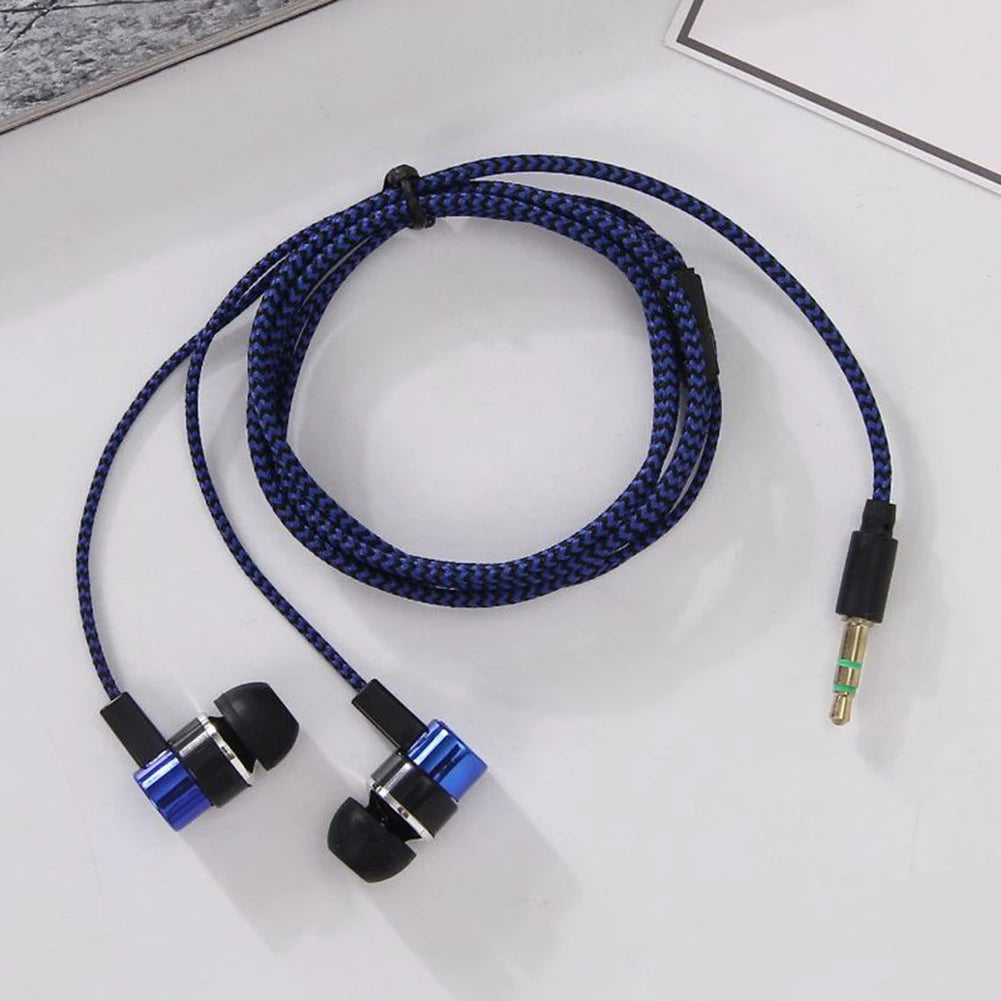 3.5Mm In-Ear Wired Headphone 2 Basic Box Bass Stereo Earbuds Mobile Headphone Noise Cancelling Superb Bass Stereo Earphone