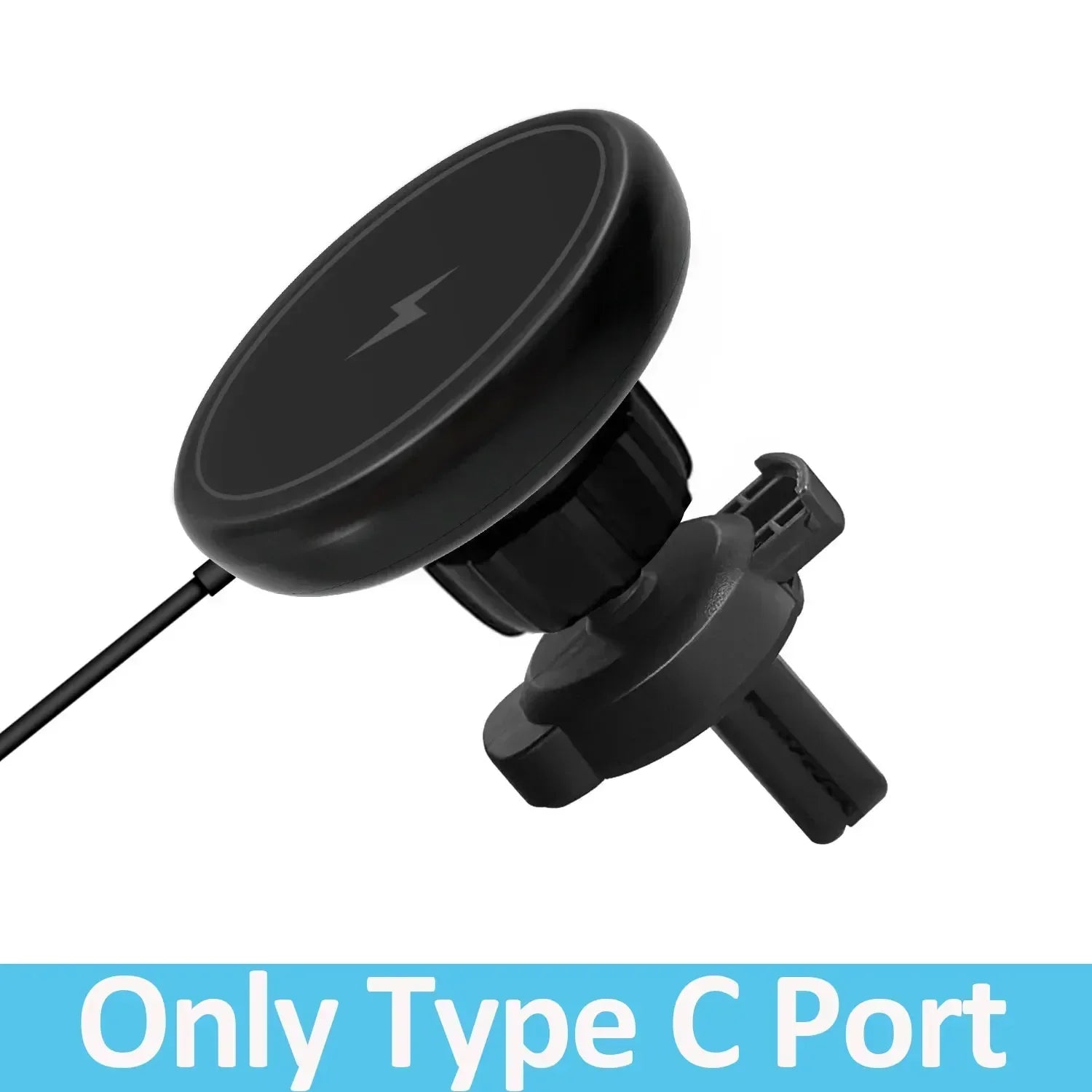 15W Magnetic Car Wireless Charger for Iphone 15 14 13 12 Pro Max Samsung Air Vent Mount Car Phone Holder Stand Fast Car Charging
