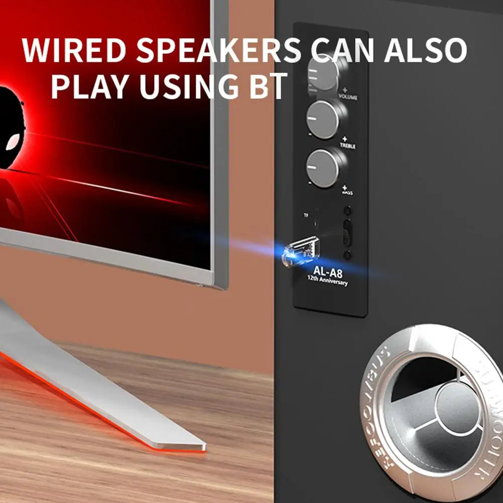 USB Bluetooth Adapter 5.3 Computer Wireless Bluetooth Transmitter Receiver Audio Bluetooth Receiver Connector for Car Computer