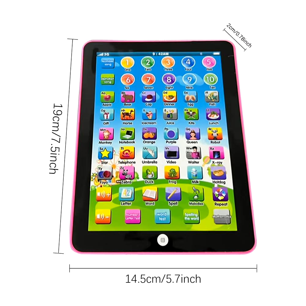 Kids Play Tablet Educational Learning Pad for Kids Early Development Interactive Electronic Montessori Learning Toys For