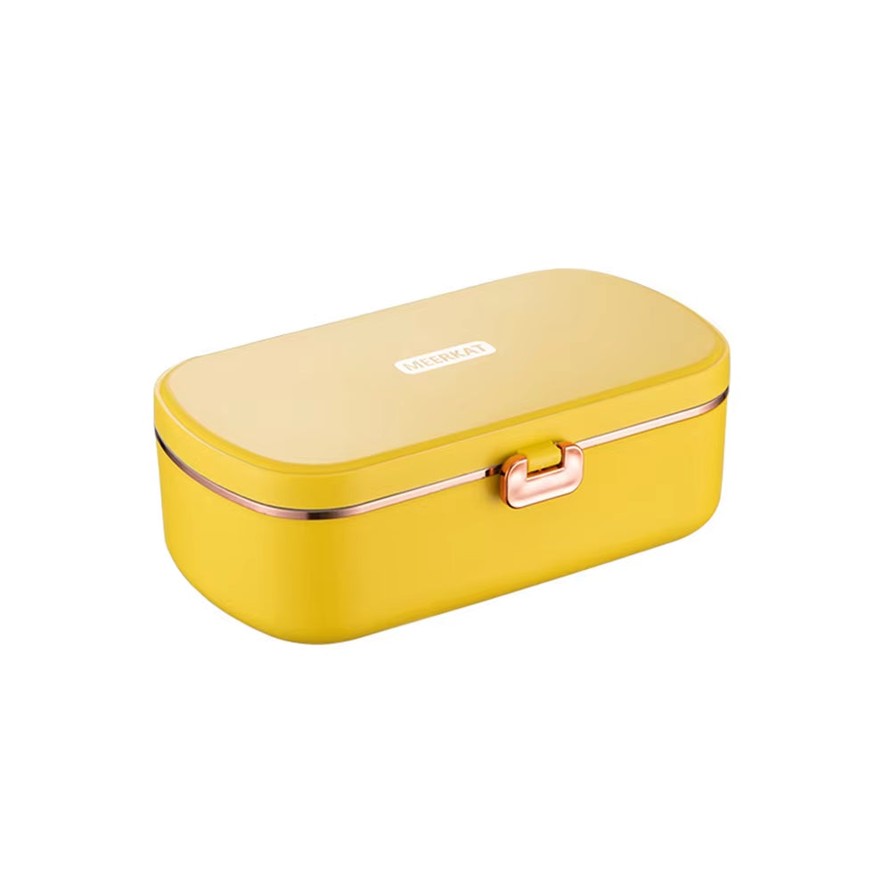 Portable Electric Lunch Boxes Water Free Heating Bento Box Stainless Steel Food Warmer Office Thermal Lunch Boxes