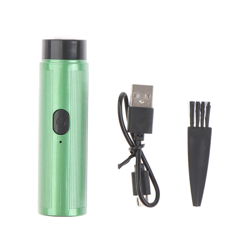 Portable Mini Electric Shaver Washable Beard Trimmer Men Shaver Razor USB Travel Rechargeable Shaver
