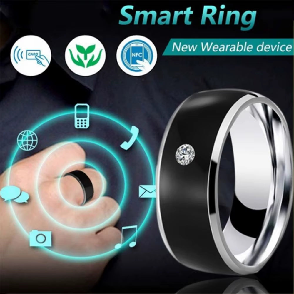 Fashion Multifunctional NFC Smart Finger Ring Wearable Connect Android Phone Equipmenttechnology Waterproof