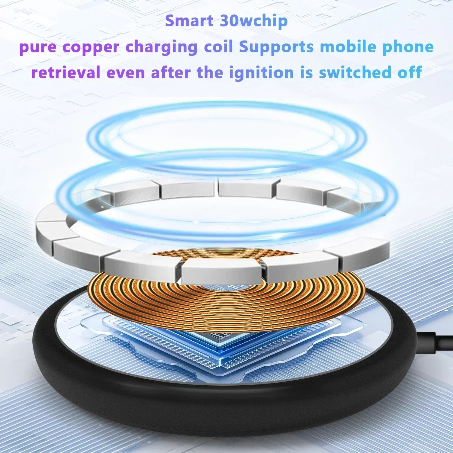 15W Magnetic Car Wireless Charger for Iphone 15 14 13 12 Pro Max Samsung Air Vent Mount Car Phone Holder Stand Fast Car Charging