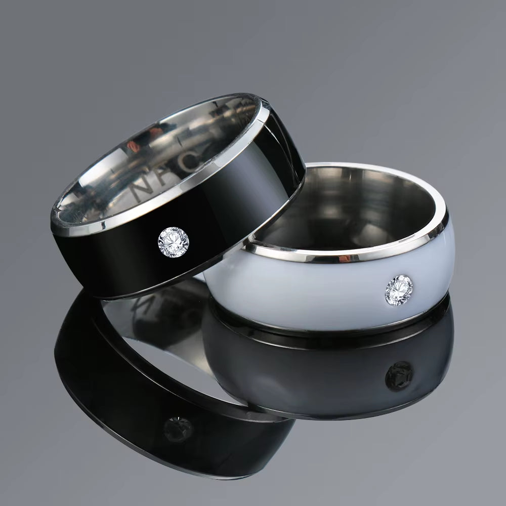 Multifunctional NFC Finger Ring Intelligent Wearable Connect Android Phone Equipment Waterproof Smart Technology Ring Jewelry