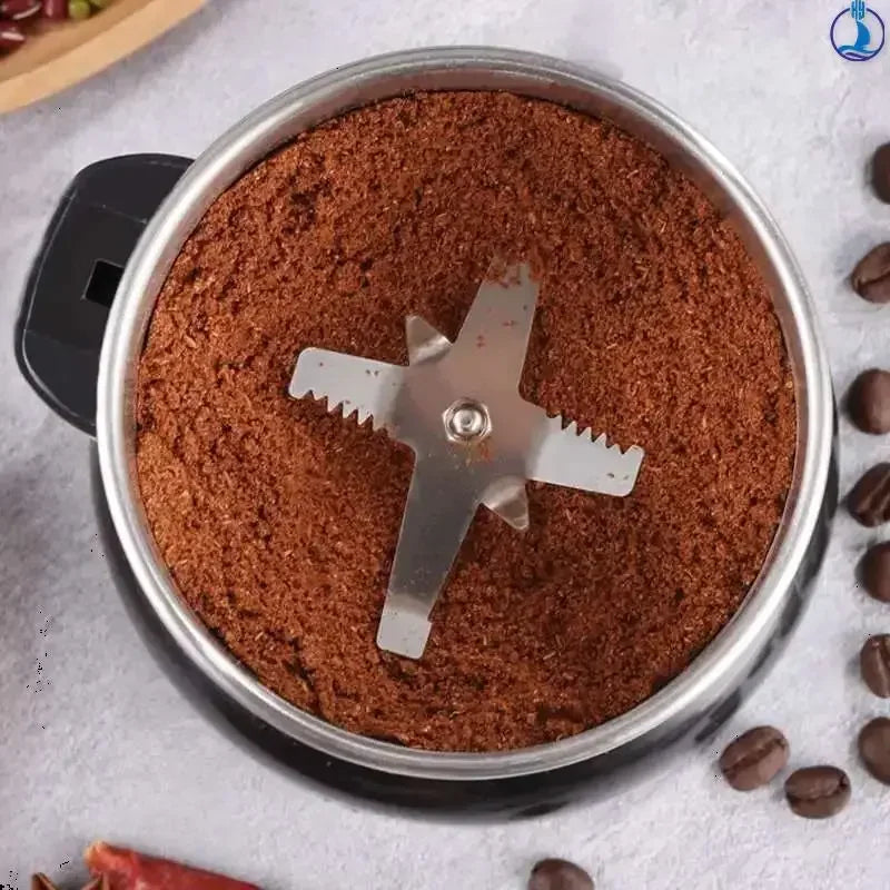 400W Coffee Grinder Multifunctional Machine Stainless Steel Coffee Machine for Home Bean Pepper Concentrated Coffee Nut