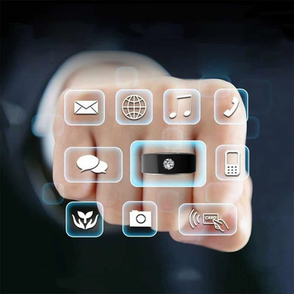 Fashion Multifunctional NFC Smart Finger Ring Wearable Connect Android Phone Equipmenttechnology Waterproof