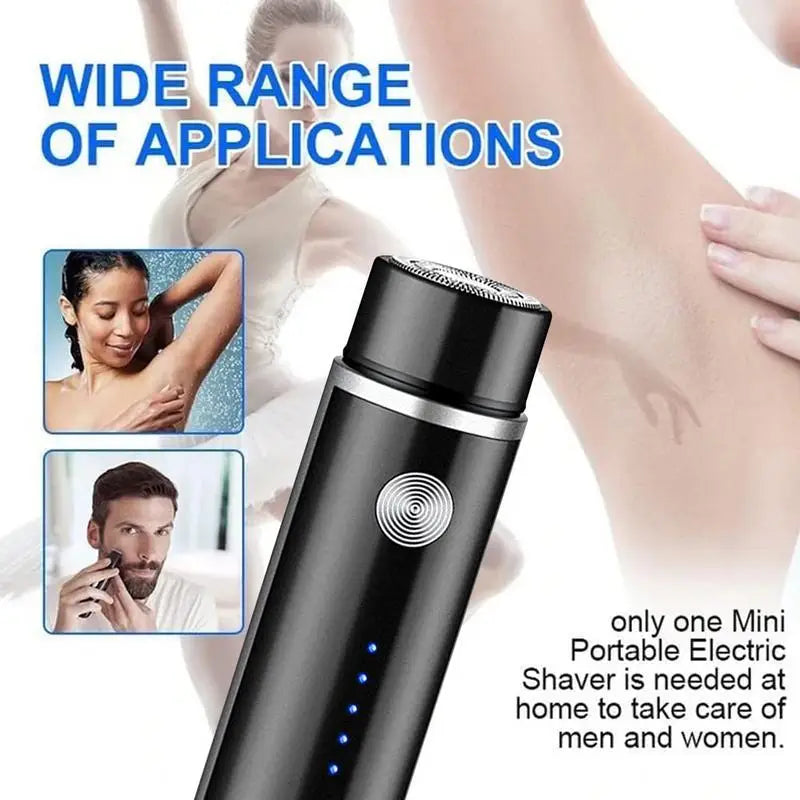 Mini Electric Razor Mini Electric Razor Waterproof USB Rechargeable Car Shaver for Men and Women Wet and Dry Use and Low-Noise