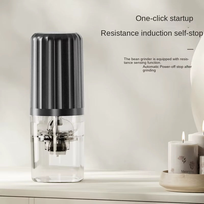 Electric Coffee Machine, Portable Travel Mini Capsule Coffee Machine, USB Charging Coffee Machine, Grinder for Home Office Use