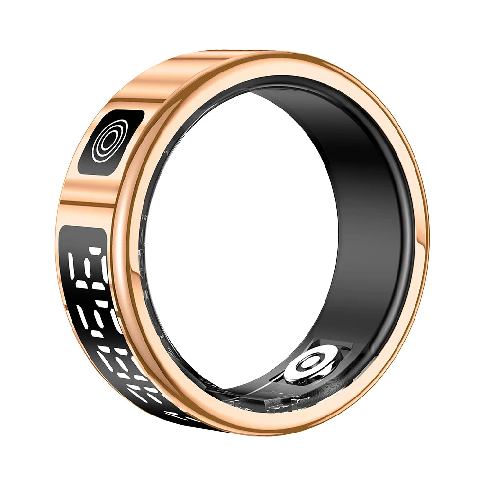 RS08 Smart Ring 5ATM Waterproof Blood Oxygen Sleep Health Monitor Multi-Sport Modes Fitness Rings Bluetooth 5.1 for Ios Android