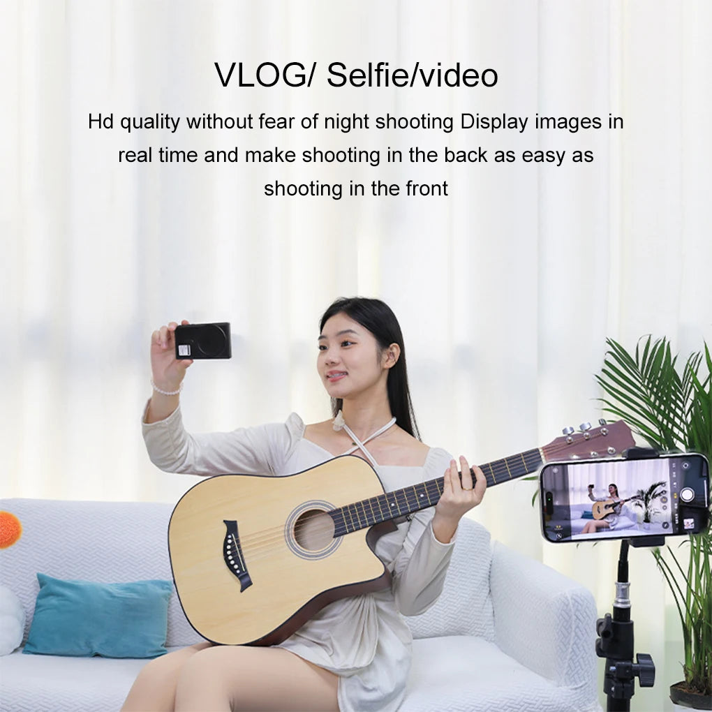 PT001 Smartphone Wireless Magnetic Monitor Screen for Smartphone Vlog Live Stream Video Recording