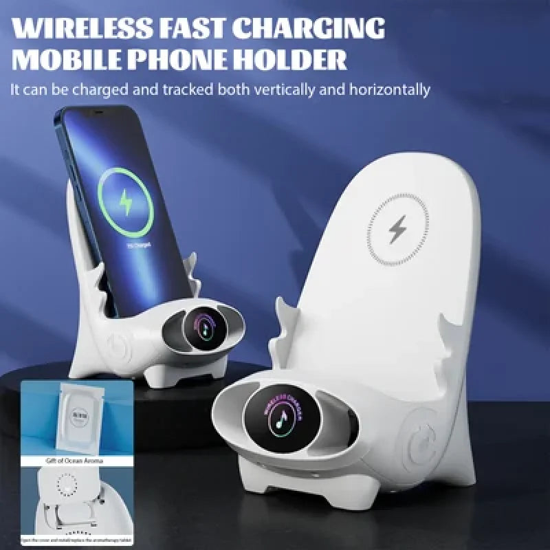 Mini Chair Wireless Fast Charger Multifunctional Phone Holder Unique and Novel Wireless Charging/Mobile Phone Holder Function